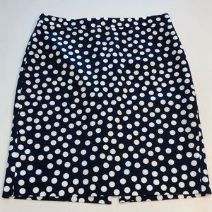 J. Crew Polka Dot Pencil Skirt